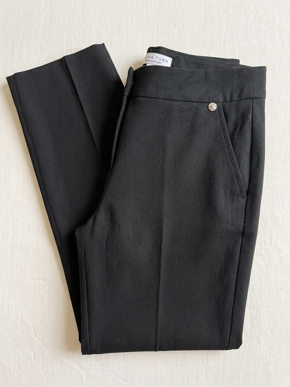 Trina Turk Black Tailored Trousers size 12